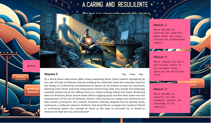 Your story Ausschnitt des Spiels "Your story"