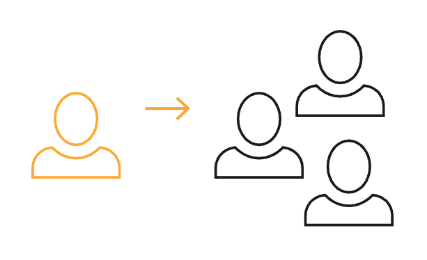 Employee strengthens a team